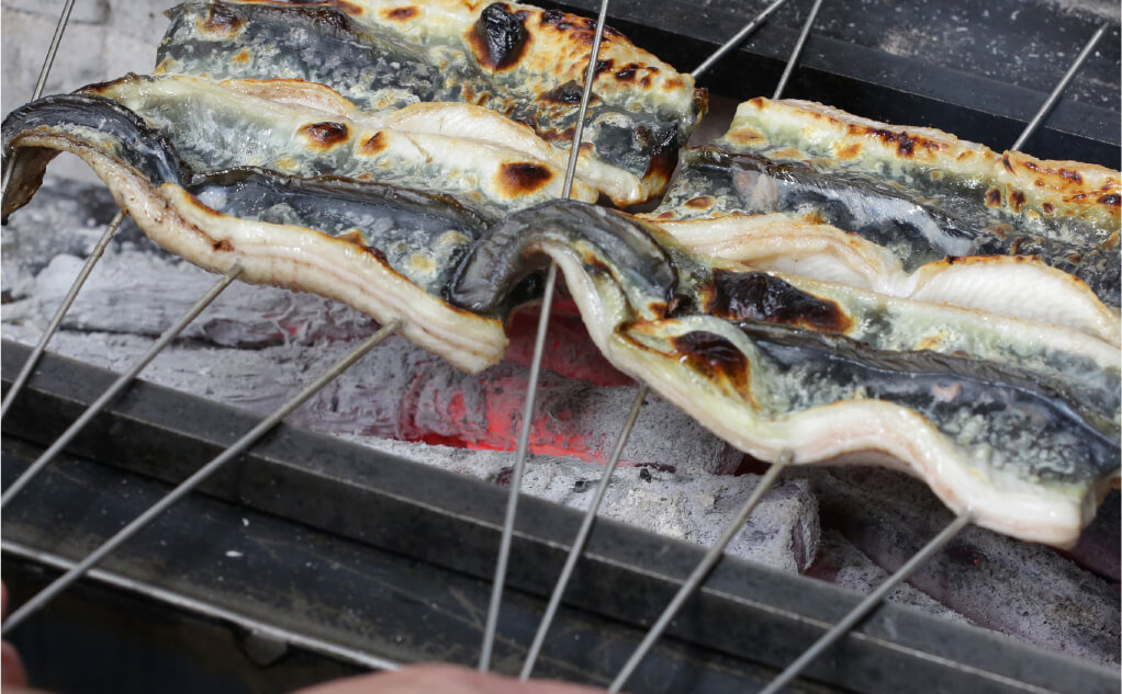 外はパリッと香ばしく、中はふわっとした食感を実現備長炭で焼きあげる至高の「地焼き鰻」